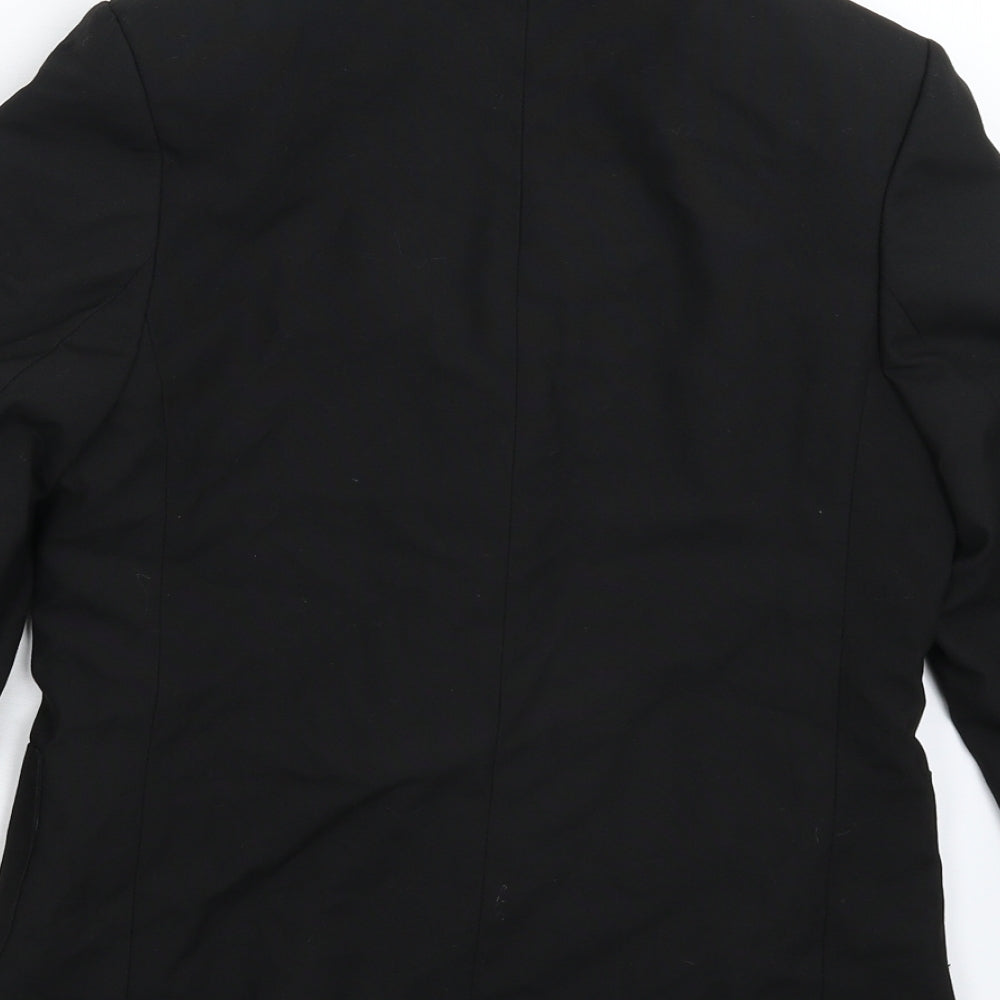 Marks and Spencer Girls Black   Jacket Blazer Size 12 Years  - Suit