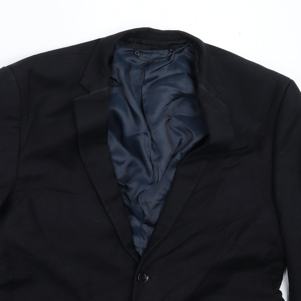Zara Mens Black   Jacket Blazer Size 44
