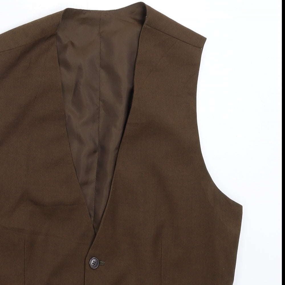 Preworn Mens Grey   Jacket Suit Waistcoat Size 40