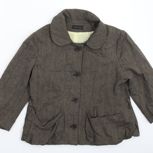 IKKS Womens Grey   Jacket Blazer Size 14