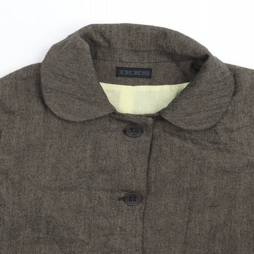 IKKS Womens Grey   Jacket Blazer Size 14
