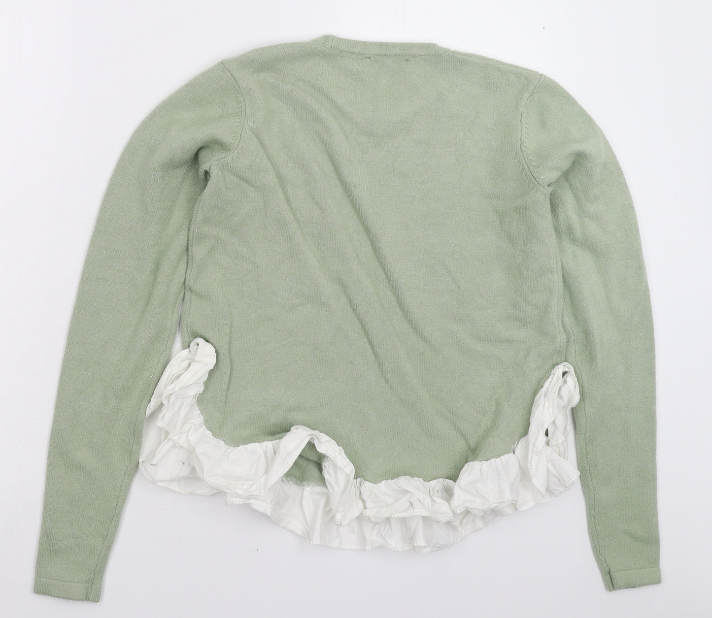 ASOS Womens Green  Knit Pullover Jumper Size 10