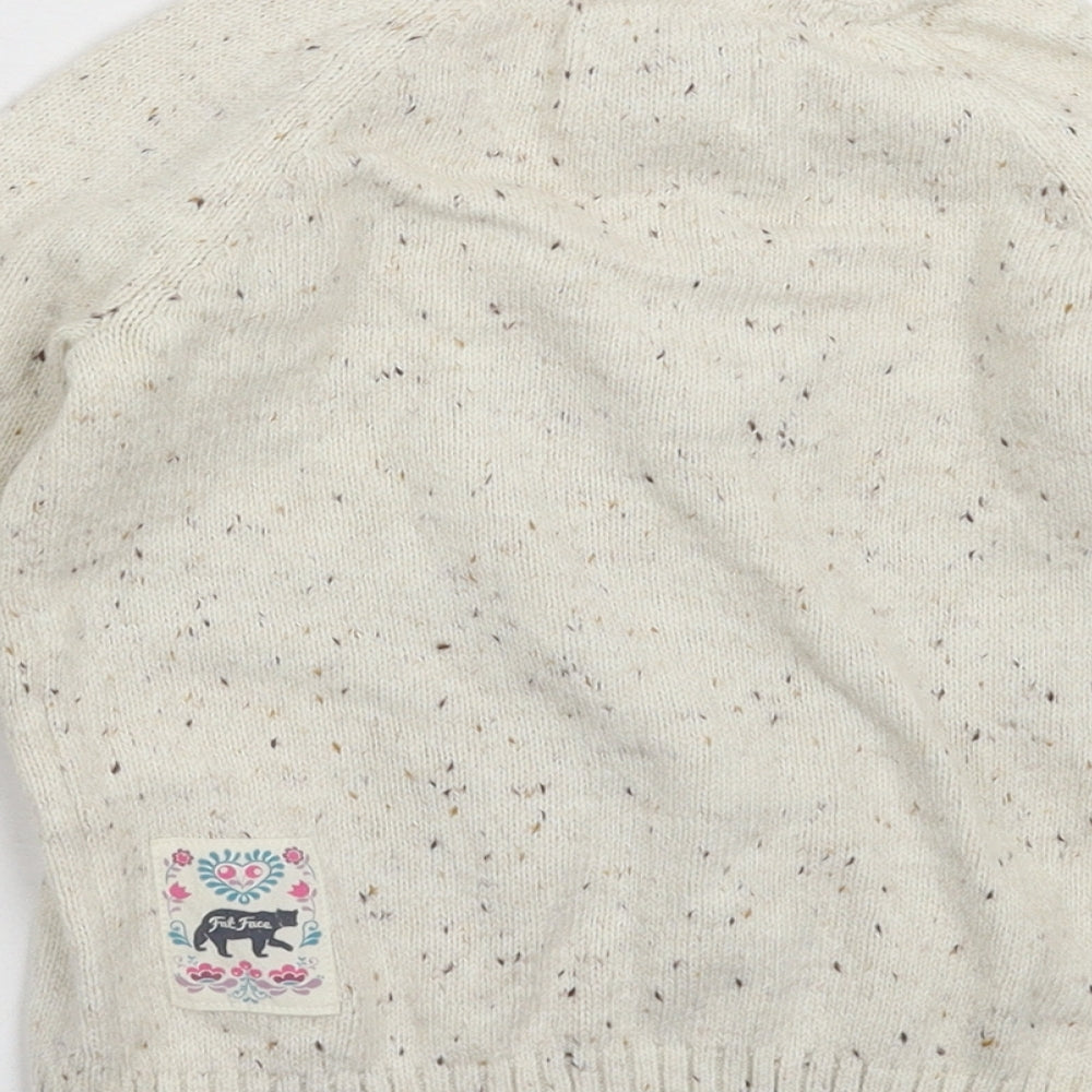 Fat Face Boys Grey  Knit Pullover Jumper Size 4-5 Years