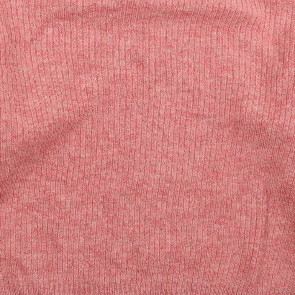 George Womens Pink  Knit Pullover Jumper Size L