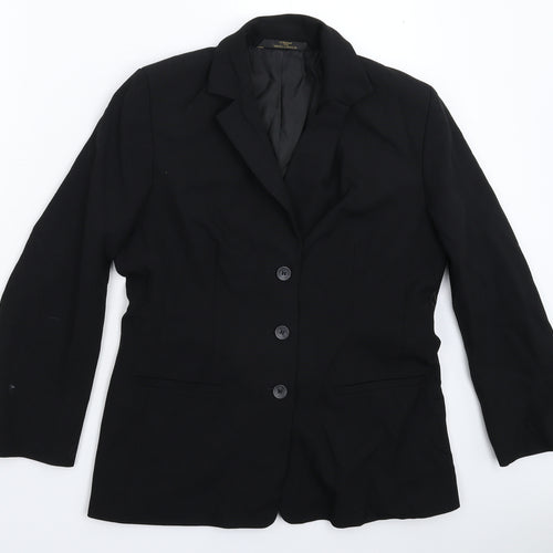 Marks and Spencer Womens Black   Jacket Suit Jacket Size 12