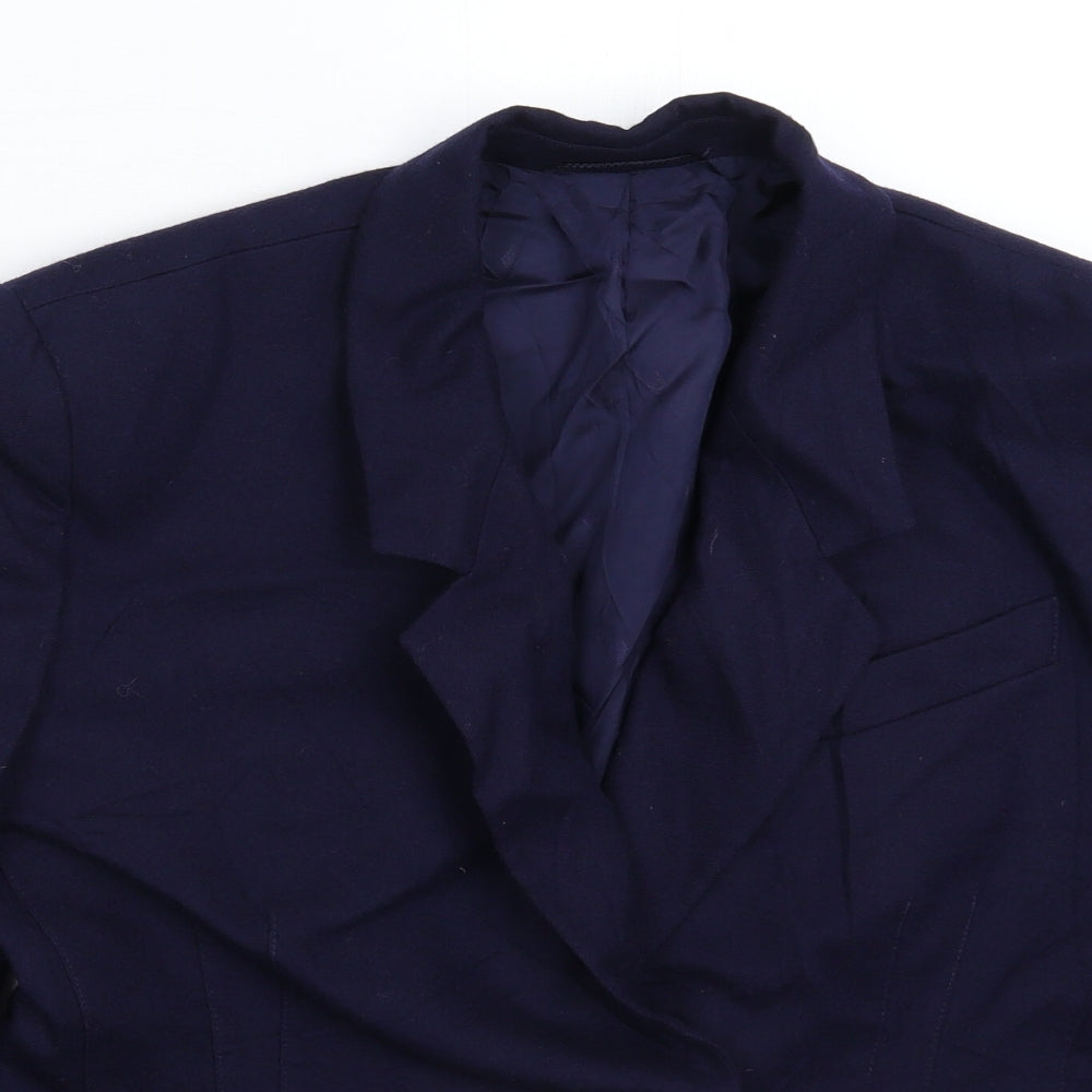 St Michael Womens Blue   Jacket Suit Jacket Size 16