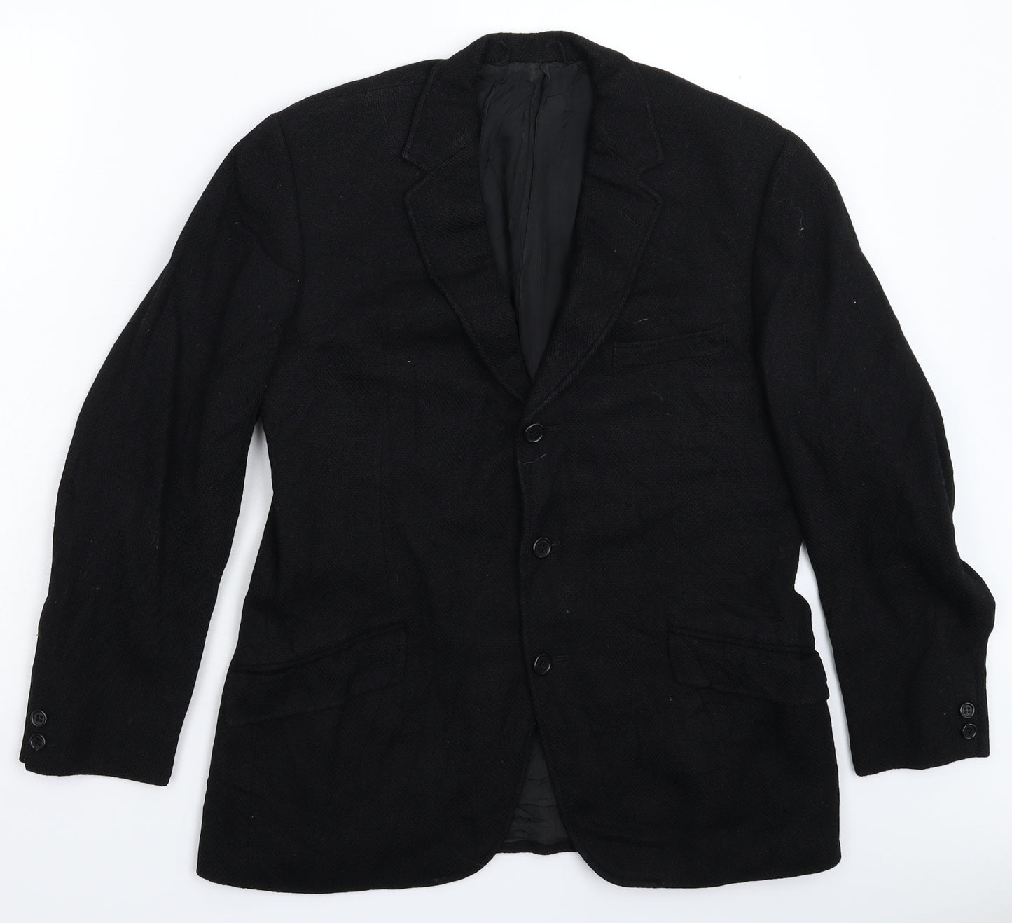 The Scotch House Mens Black   Jacket Blazer Size 38