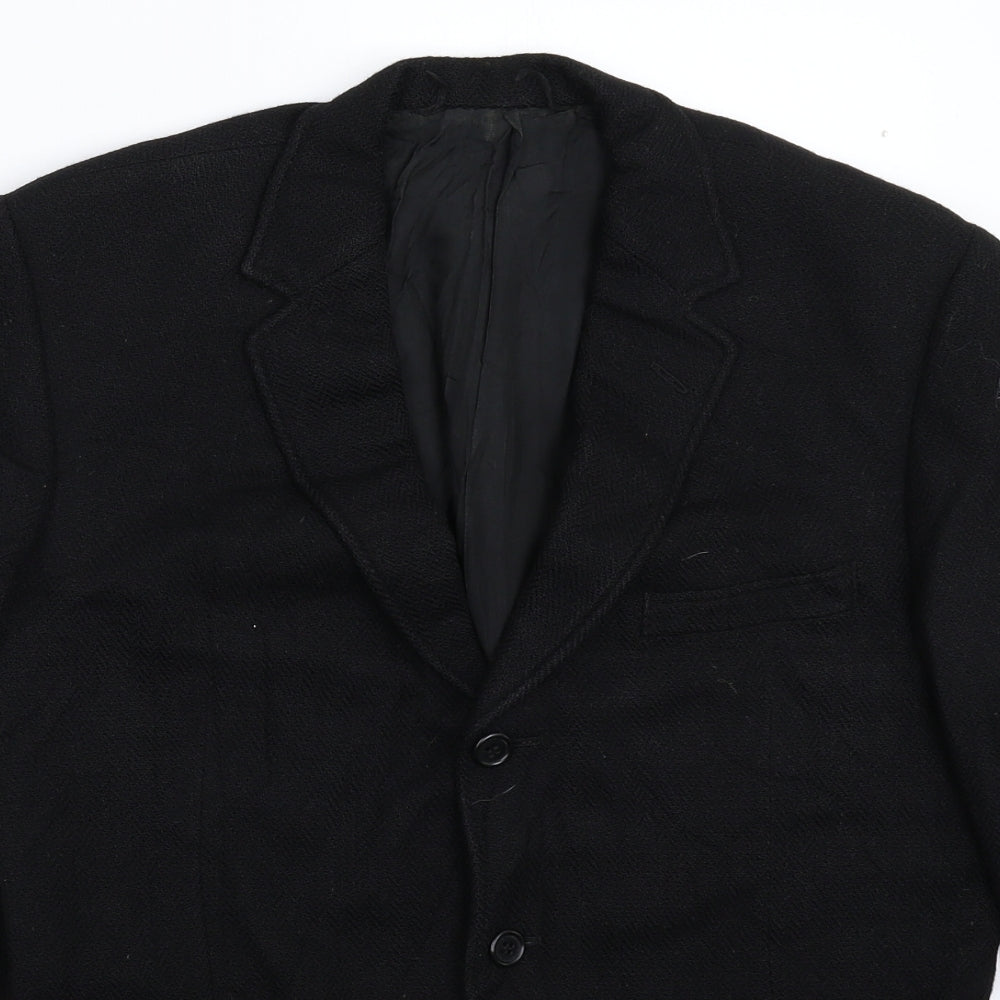 The Scotch House Mens Black   Jacket Blazer Size 38