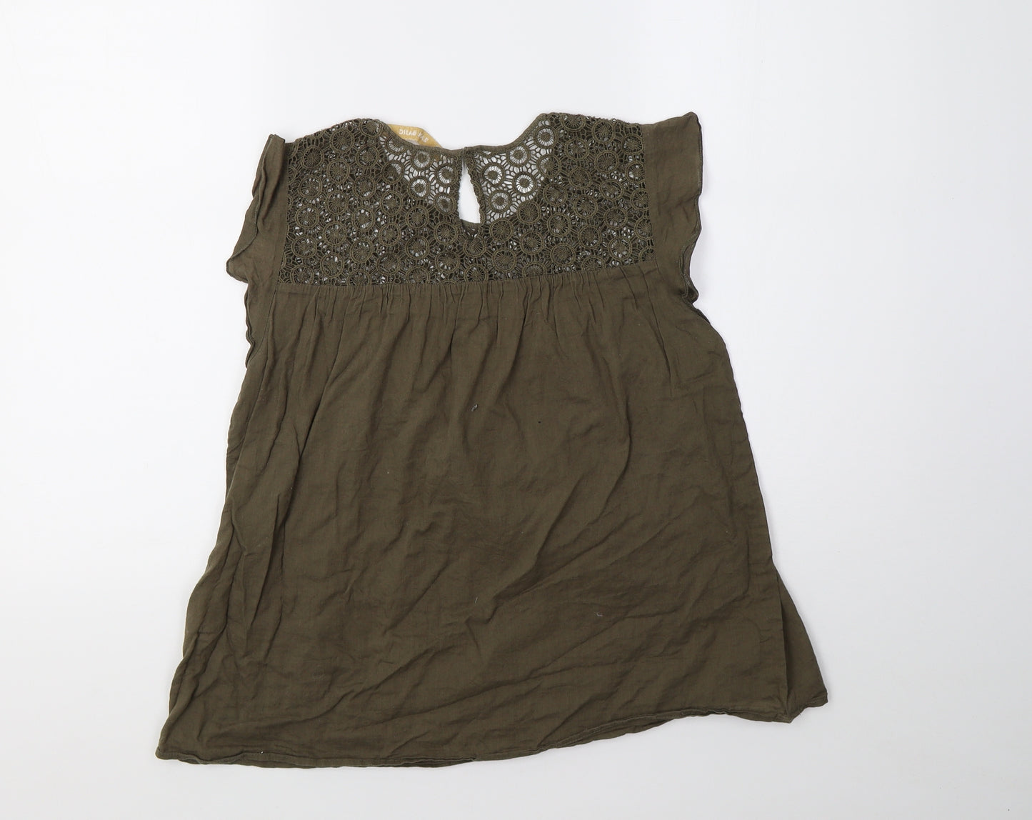 Zara Womens Green   Basic T-Shirt Size S