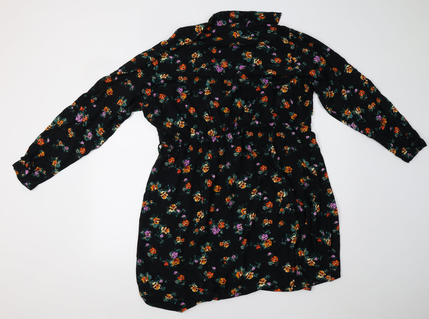 KOKO Womens Black Floral  A-Line  Size 22
