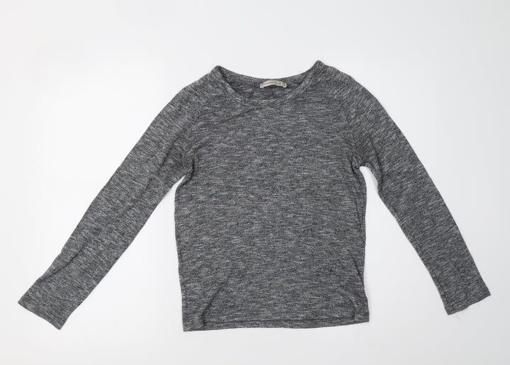 Primark Womens Grey  Knit Pullover Sweatshirt Size 6