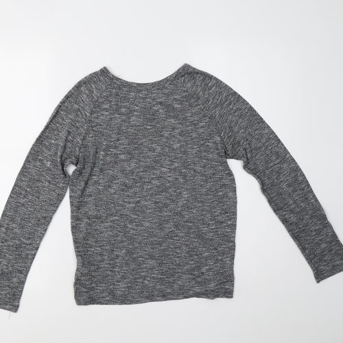 Primark Womens Grey  Knit Pullover Sweatshirt Size 6