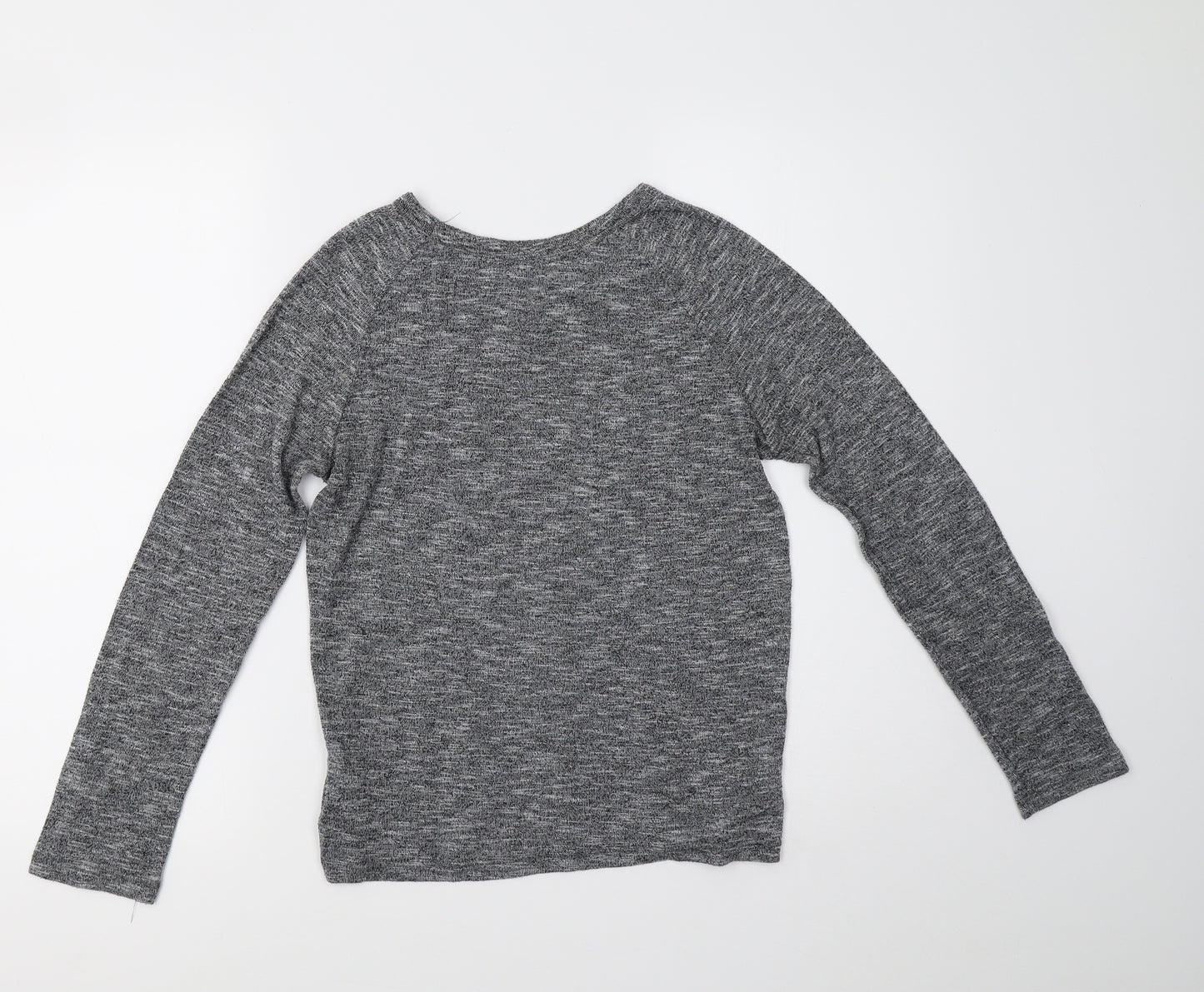 Primark Womens Grey  Knit Pullover Sweatshirt Size 6