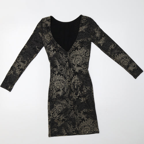 Miss Selfridge Womens Black   Bodycon  Size 8