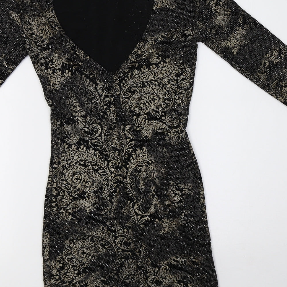 Miss Selfridge Womens Black   Bodycon  Size 8