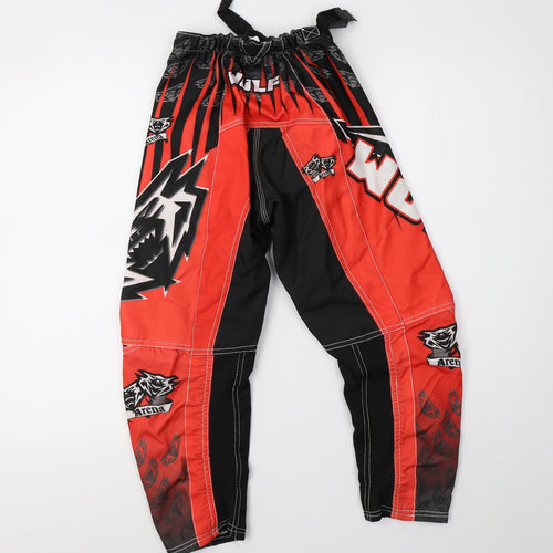 wolfsport Boys Black    Trousers Size 9-10 Years