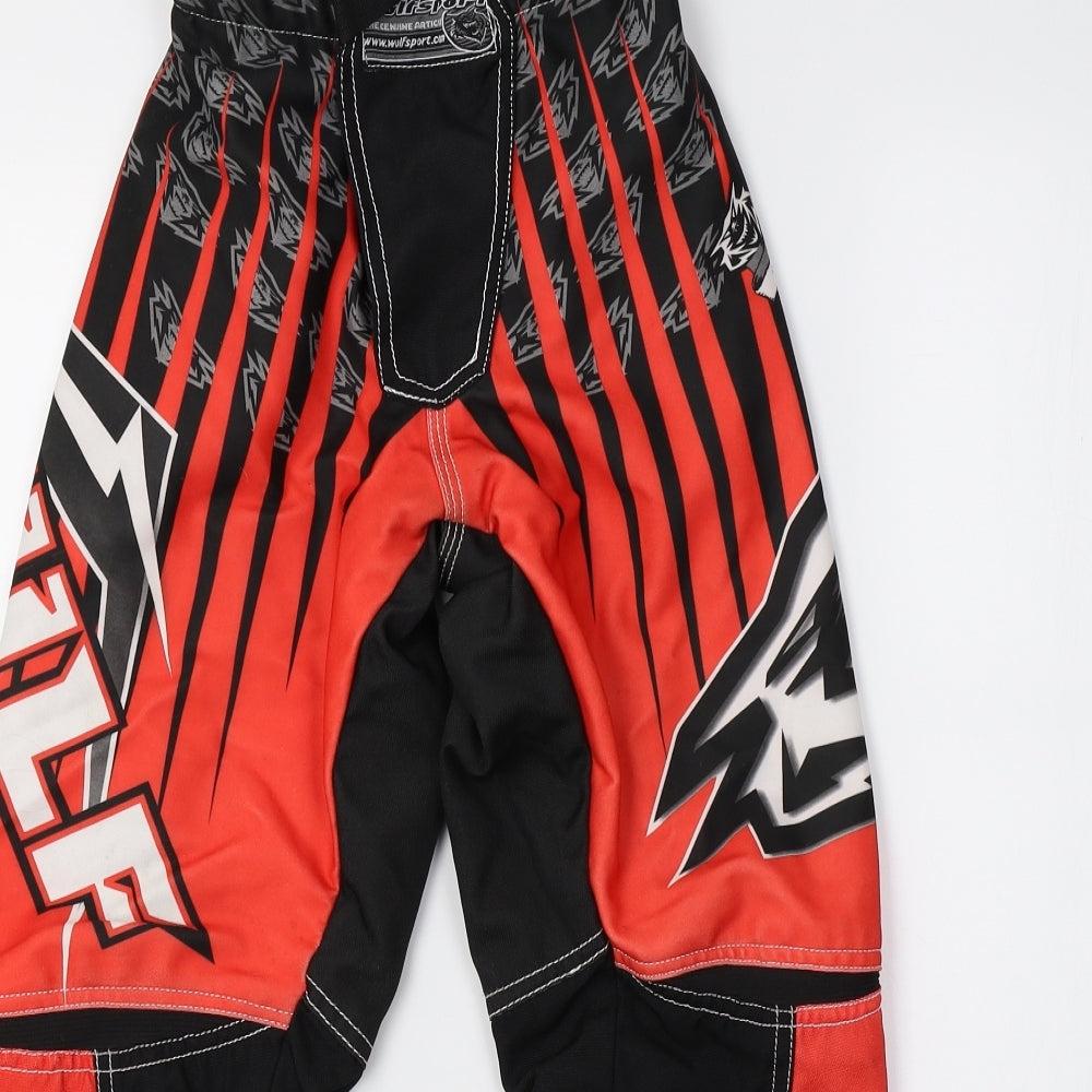 wolfsport Boys Black    Trousers Size 9-10 Years