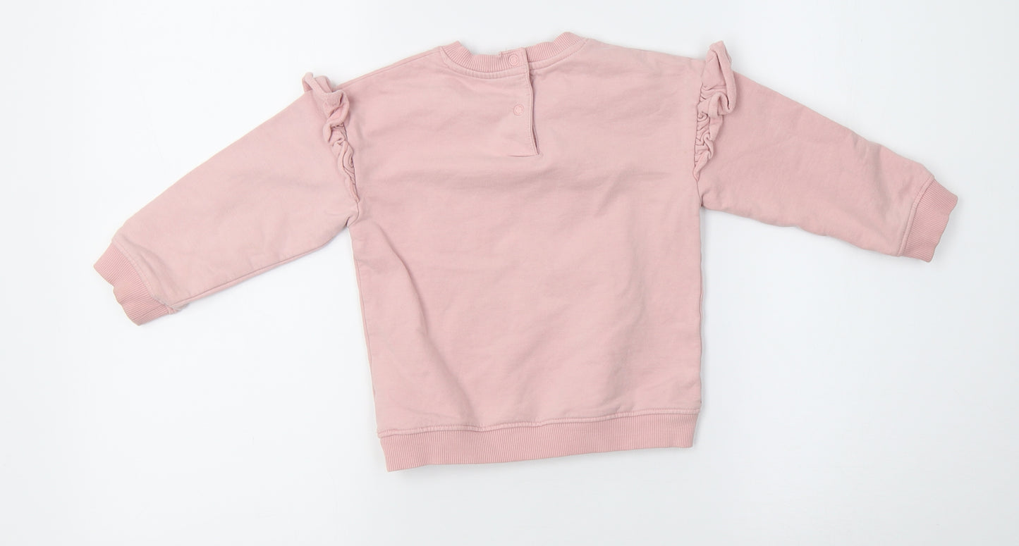 Marks and Spencer Girls Pink   Basic Casual Size 18-24 Months