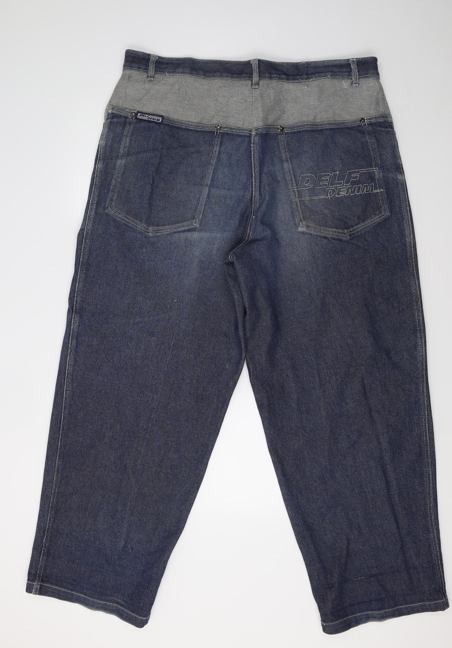 delf denim Mens Blue  Denim Straight Jeans Size 2XL L32 in