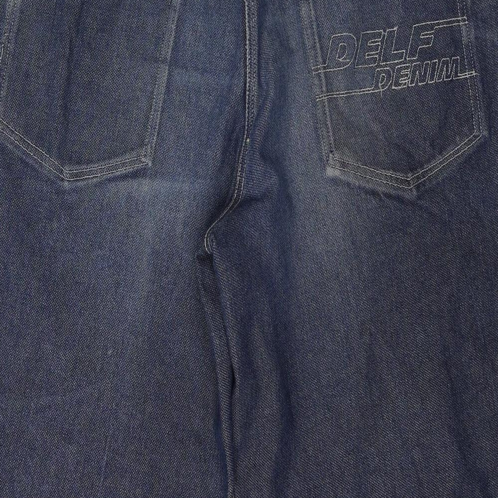 delf denim Mens Blue  Denim Straight Jeans Size 2XL L32 in