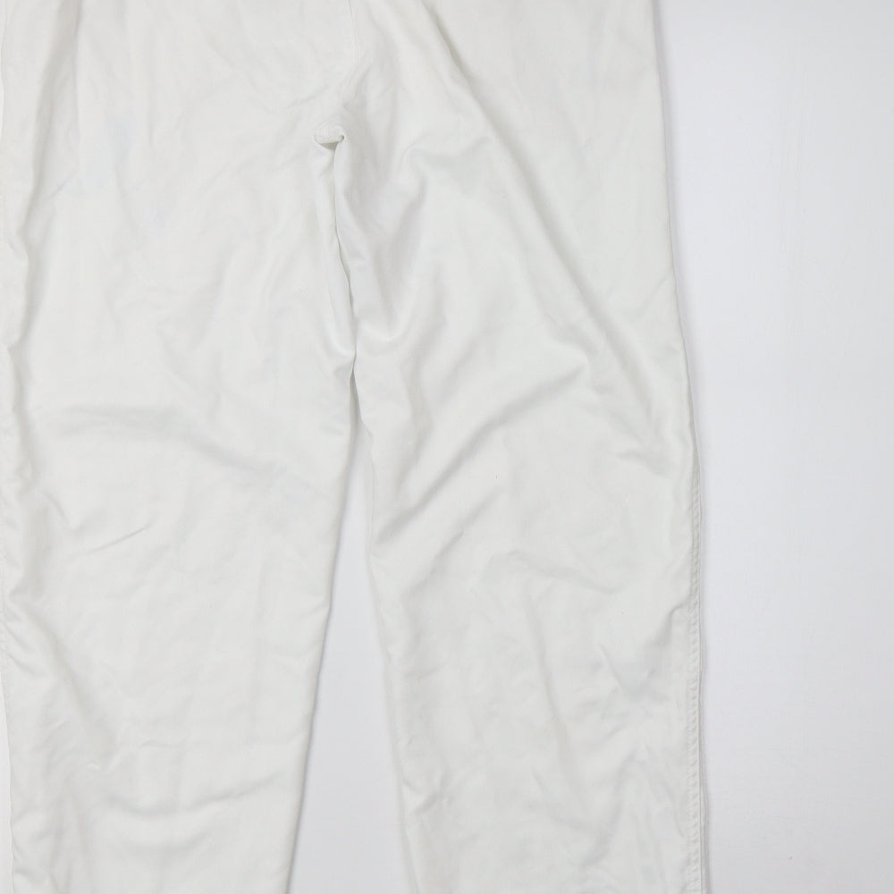 Dunlop Mens White   Trousers  Size 32 in L35 in
