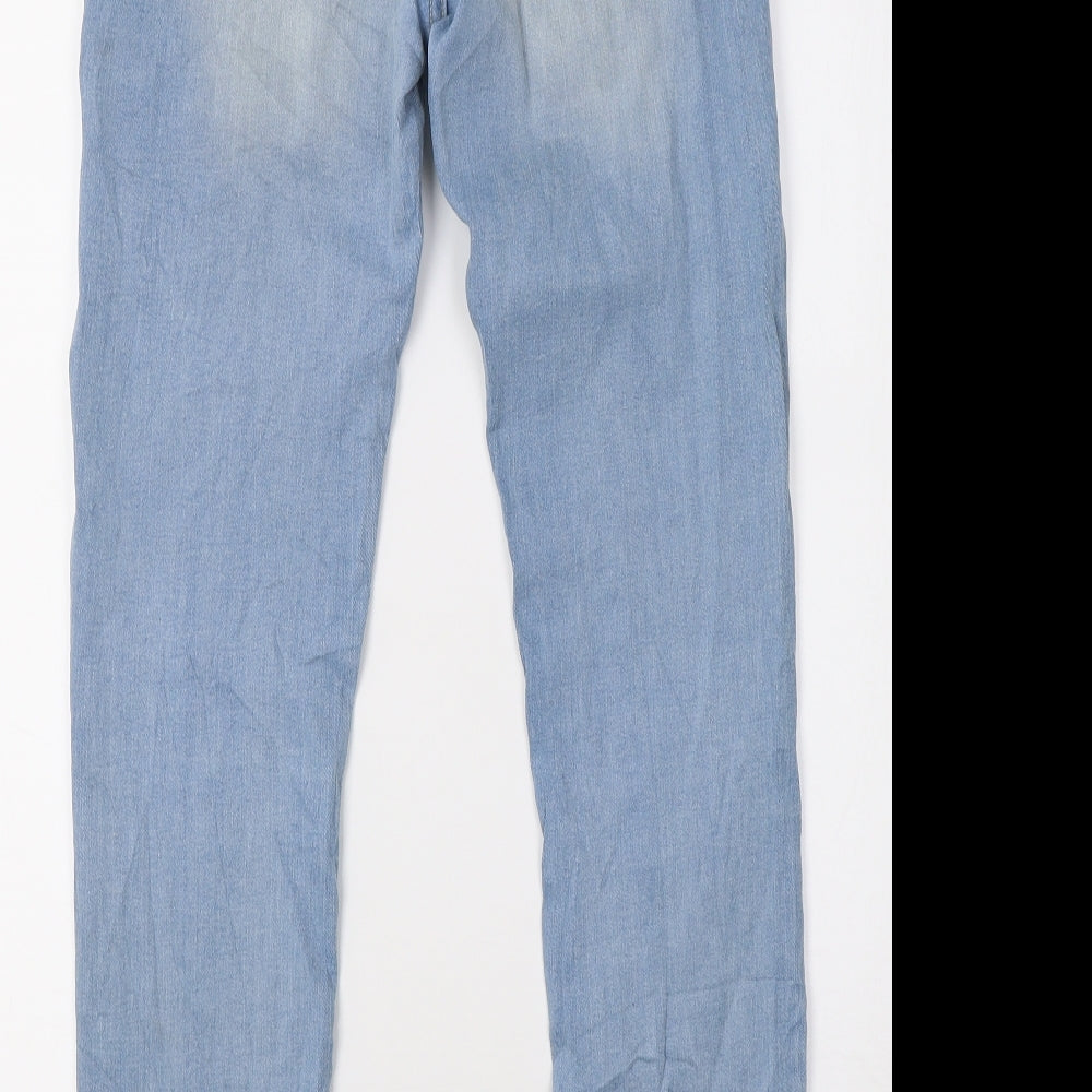 Preworn Womens Blue  Denim Skinny Jeans Size 28 L32 in