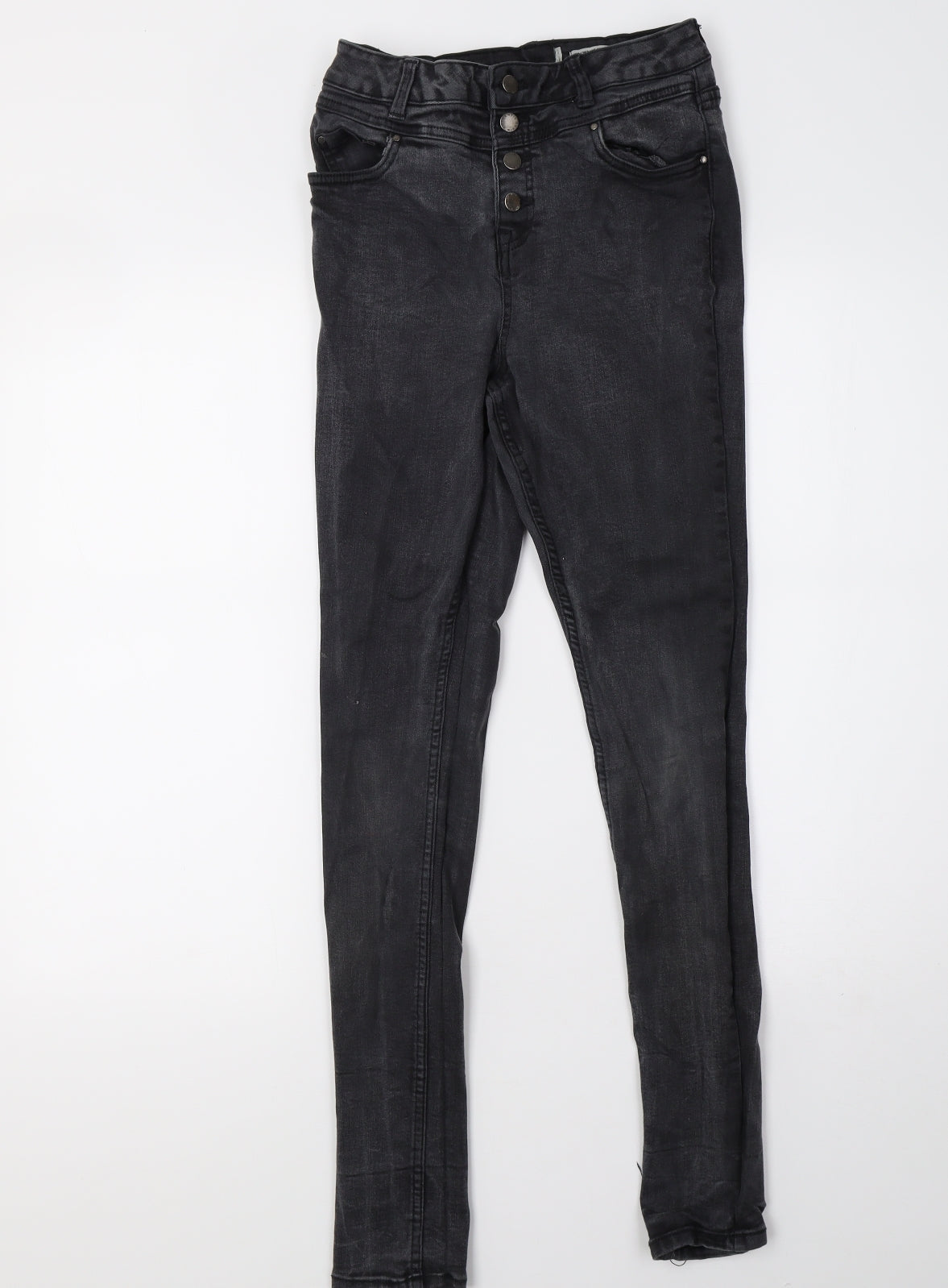 New Look Girls Black  Denim Skinny Jeans Size 15 Years
