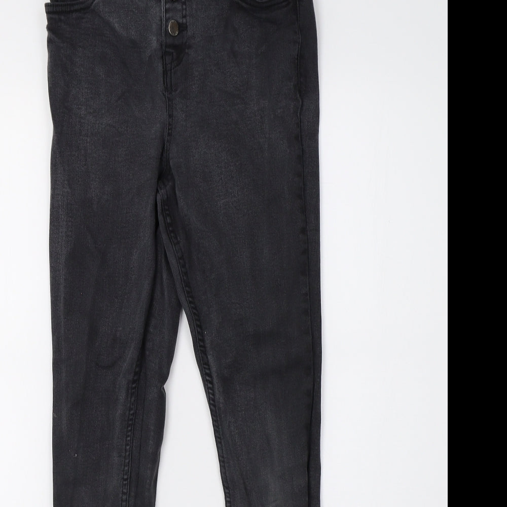 New Look Girls Black  Denim Skinny Jeans Size 15 Years