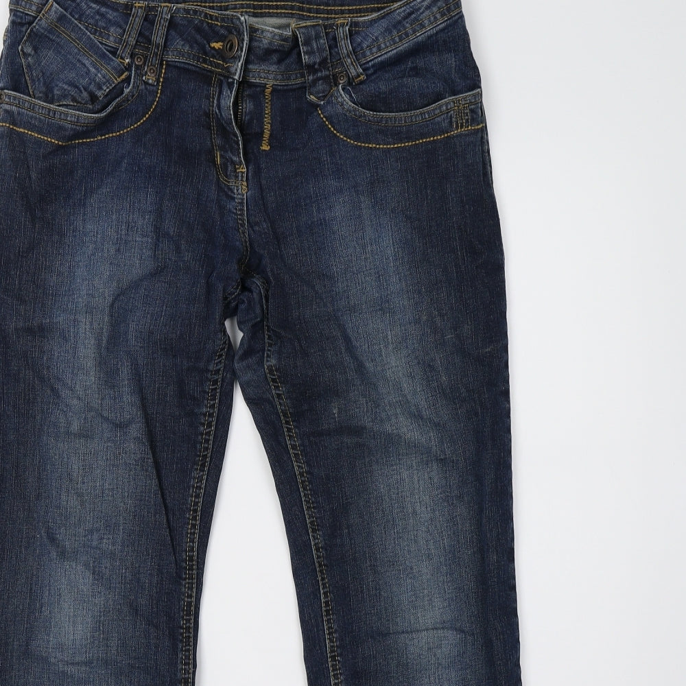 falmer Womens Blue  Denim Straight Jeans Size 10 L28 in