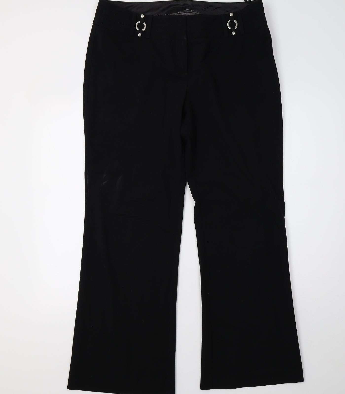 NEXT Womens Black   Trousers  Size 16 L32 in