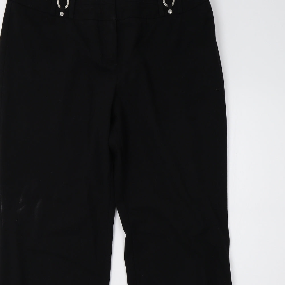 NEXT Womens Black   Trousers  Size 16 L32 in