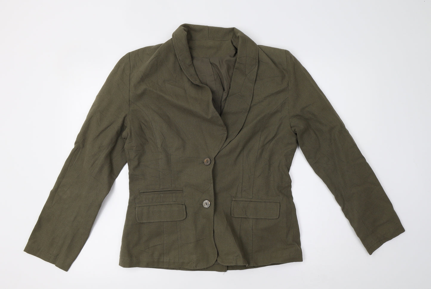 the earth collection Womens Green   Jacket Blazer Size XL