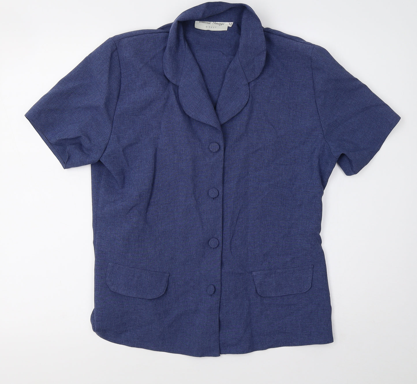 classic image Womens Blue   Jacket Blazer Size 12