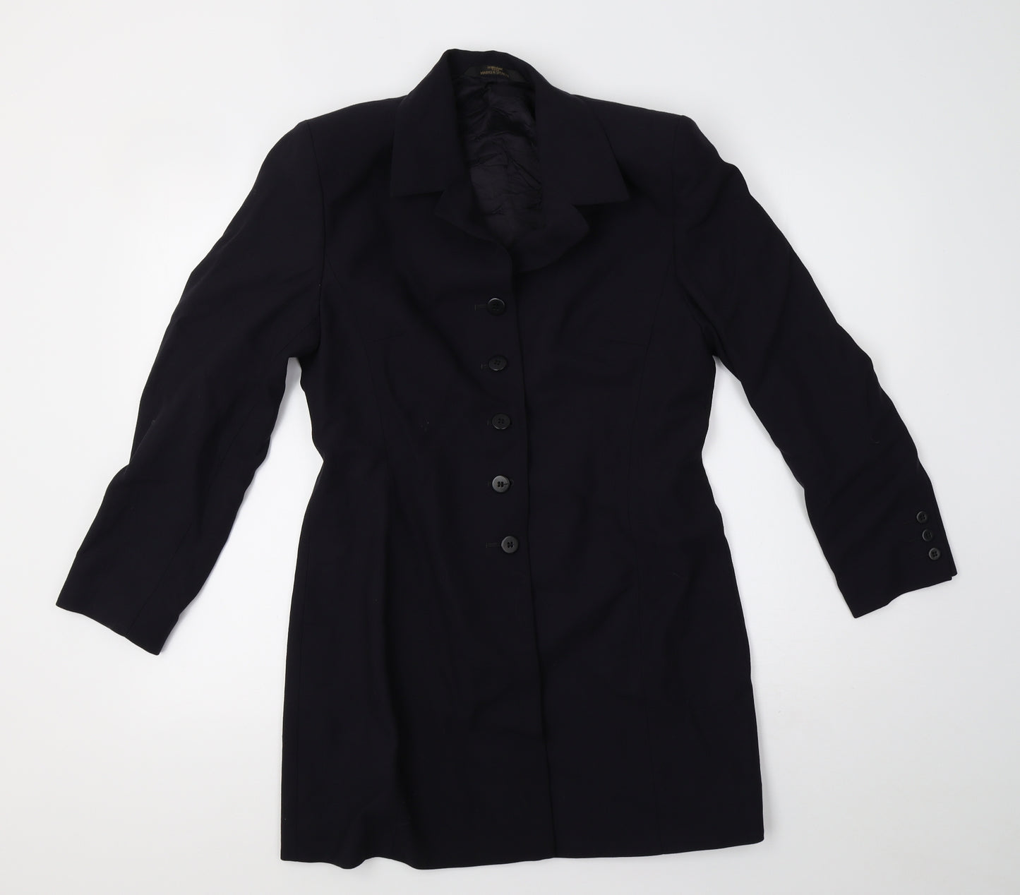 Marks and Spencer Womens Blue   Jacket Blazer Size 10