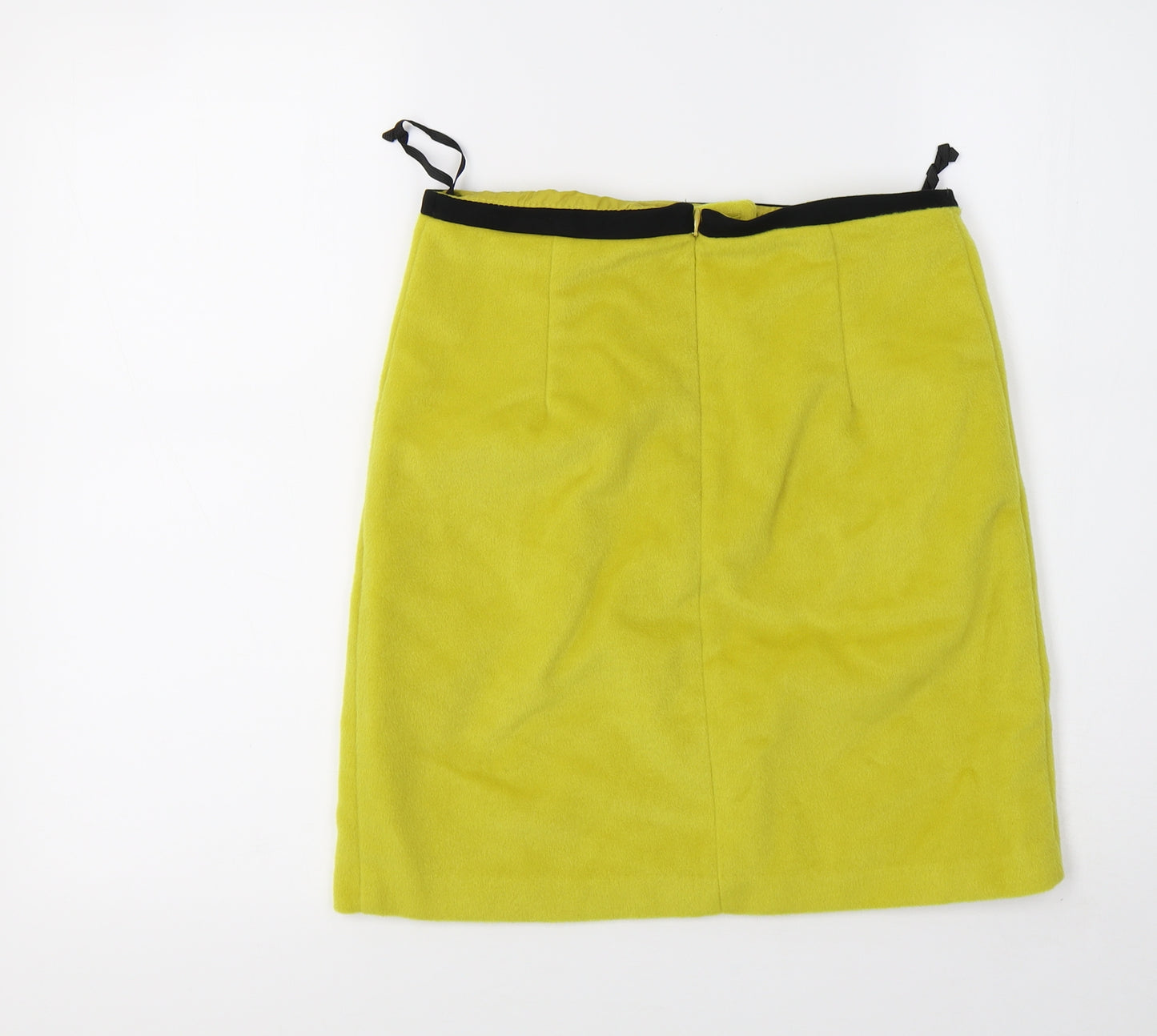 Marks and Spencer Womens Yellow   A-Line Skirt Size 6
