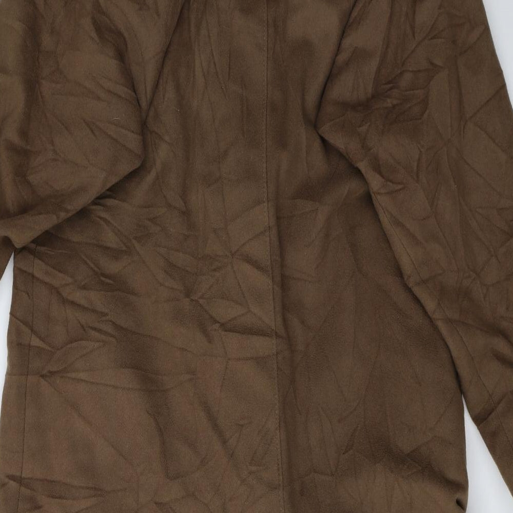 Long Tall Sally Womens Brown   Trench Coat Coat Size 18  - 48 pit to pit