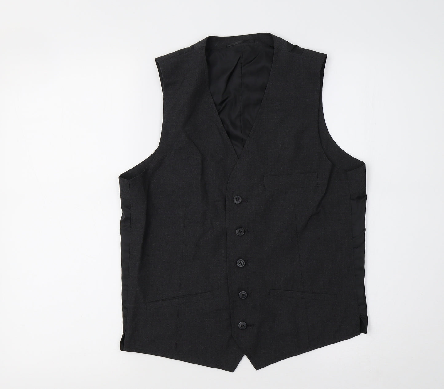 Topman Mens Grey   Jacket Suit Waistcoat Size 38