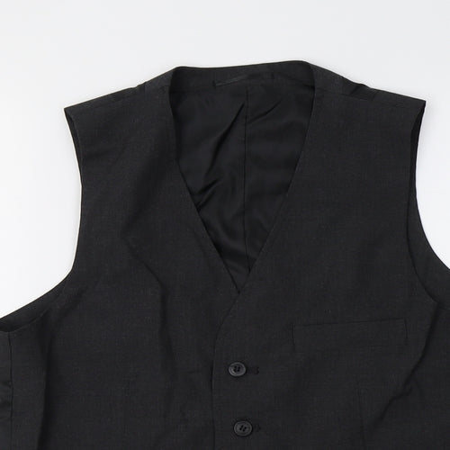 Topman Mens Grey   Jacket Suit Waistcoat Size 38
