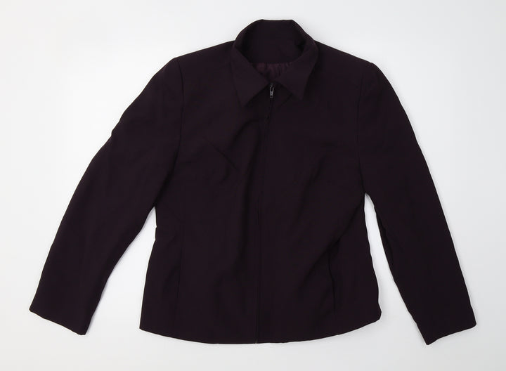 Debenhams Womens Purple   Jacket Blazer Size 14