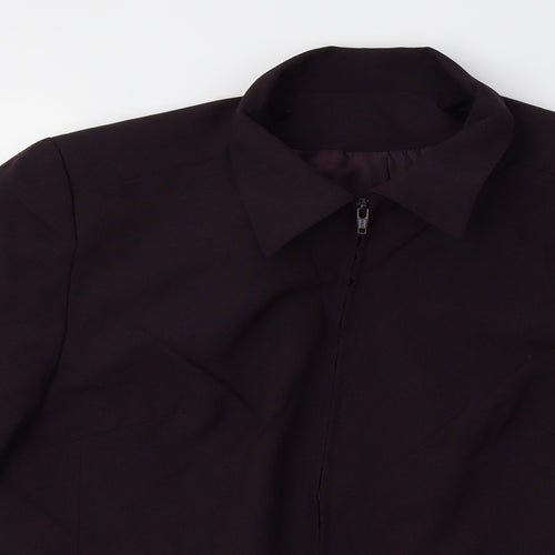 Debenhams Womens Purple   Jacket Blazer Size 14