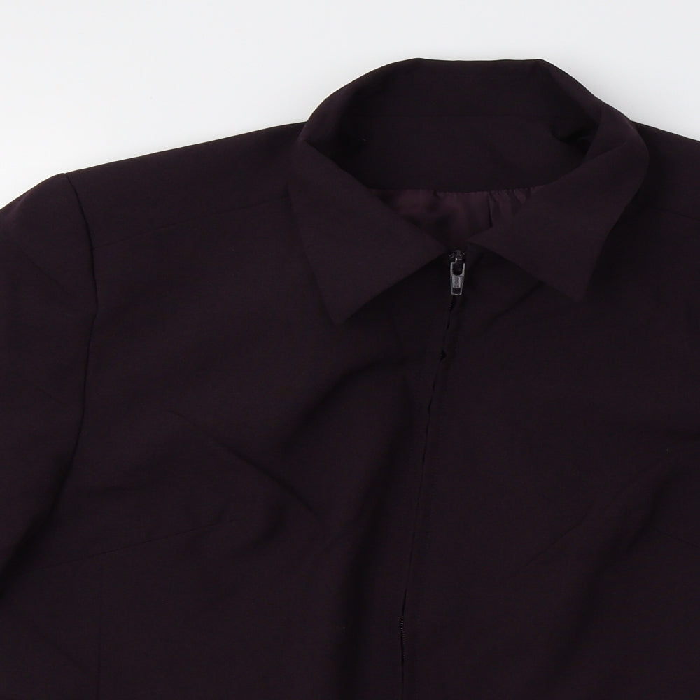 Debenhams Womens Purple   Jacket Blazer Size 14