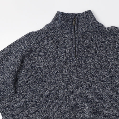 bext Mens Blue  Knit Pullover Sweatshirt Size L