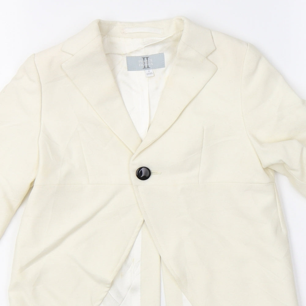 Debenhams Girls White   Jacket Blazer Size 2 Years