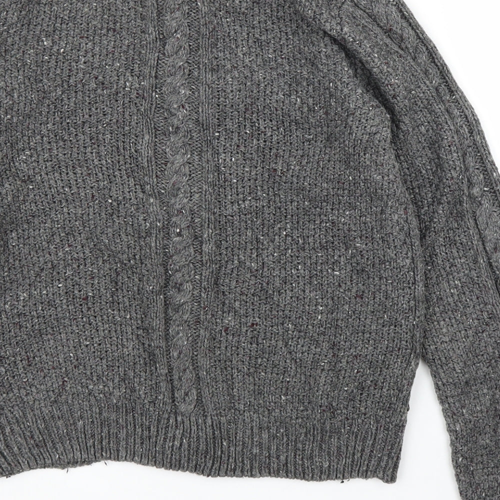 Papaya Womens Grey   Cardigan Jumper Size 10