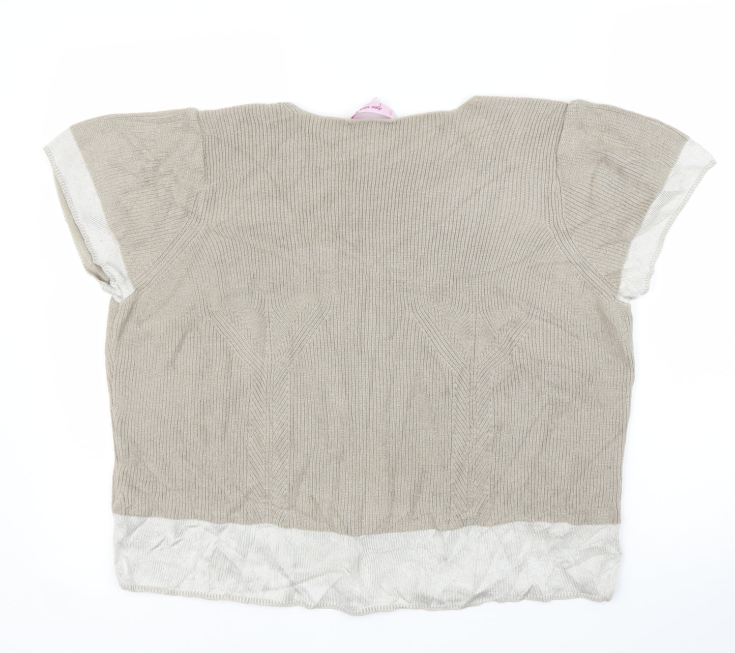 Per Una Womens Beige   Cardigan Jumper Size 20