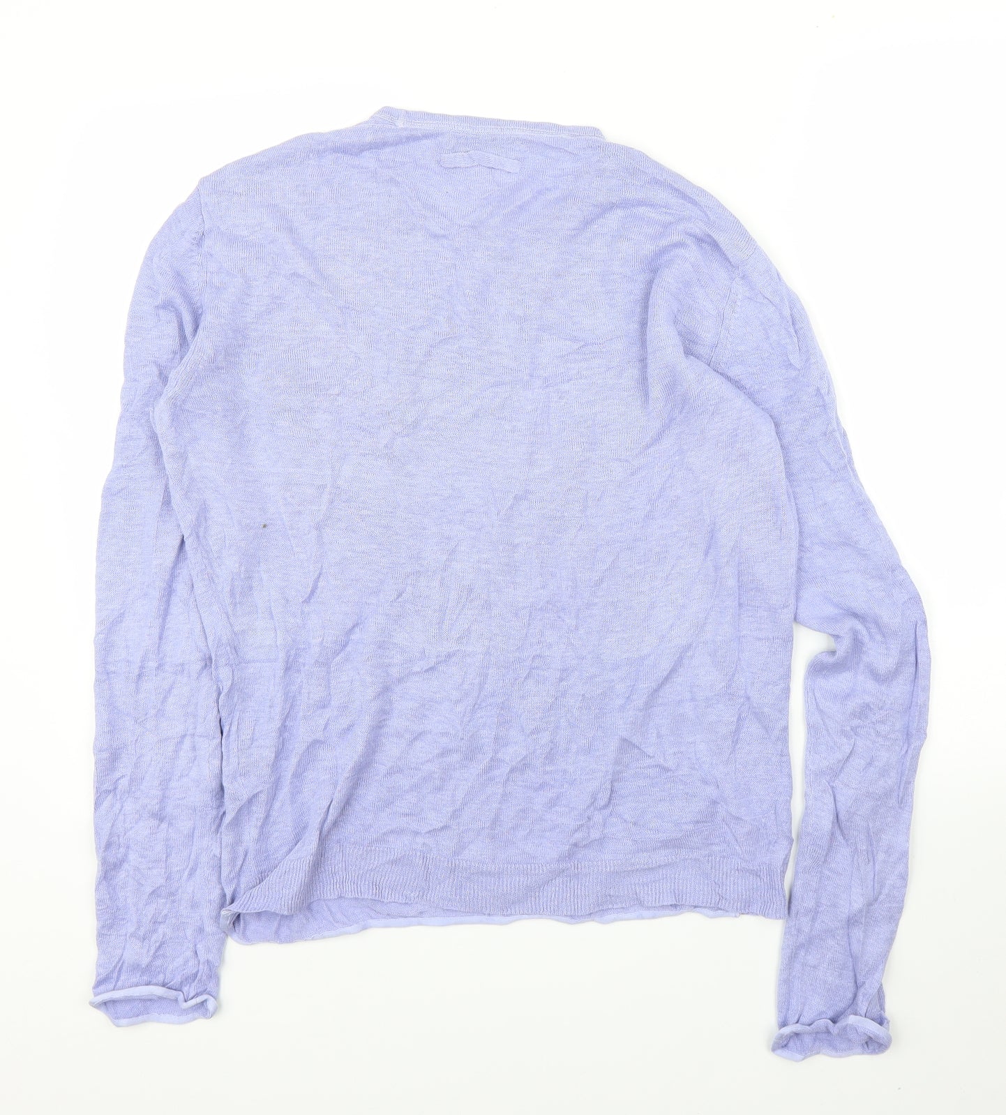 NICOLE FARHI Mens Purple   Pullover Jumper Size S