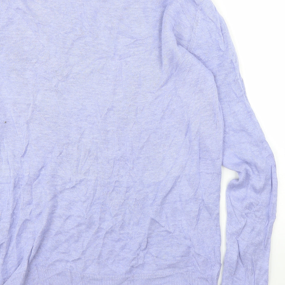 NICOLE FARHI Mens Purple   Pullover Jumper Size S