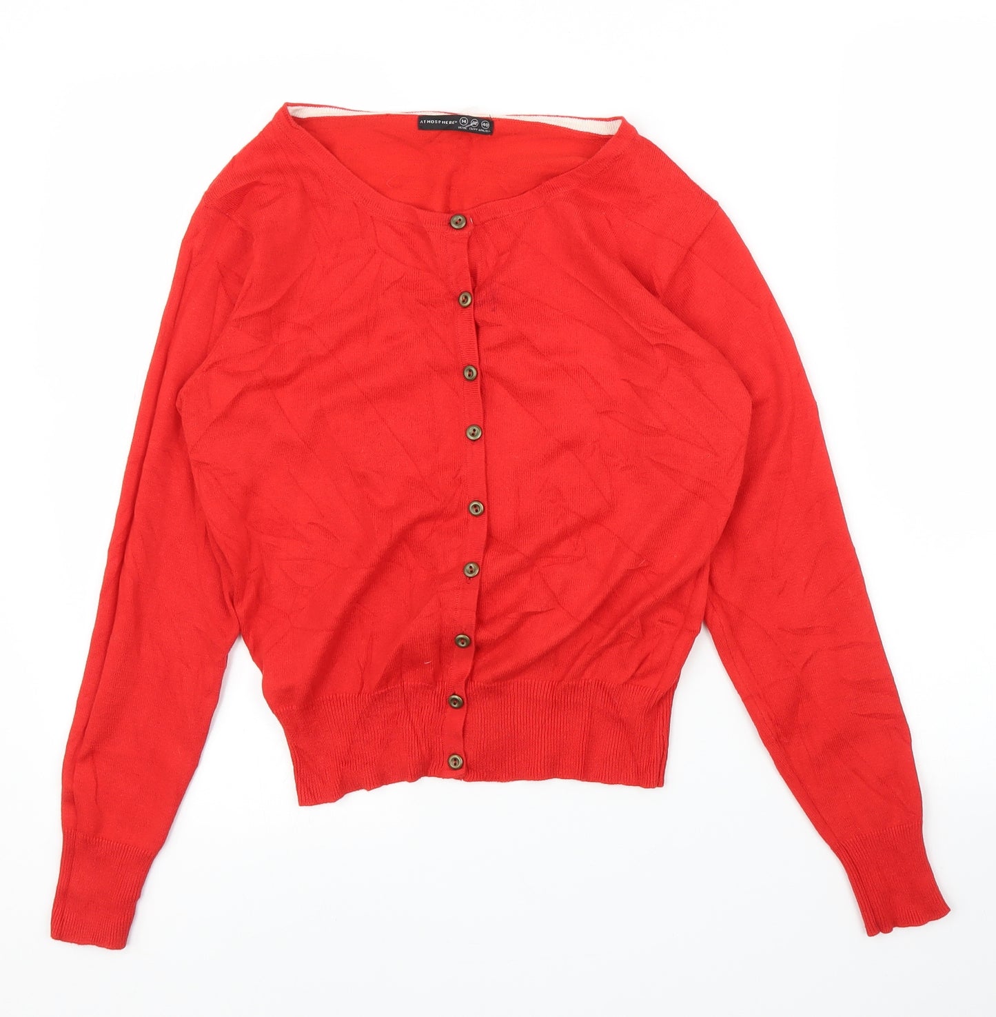 Primark Womens Red   Cardigan Jumper Size 14