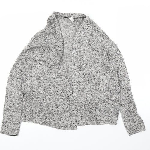 H&M Womens Grey   Cardigan Jumper Size M