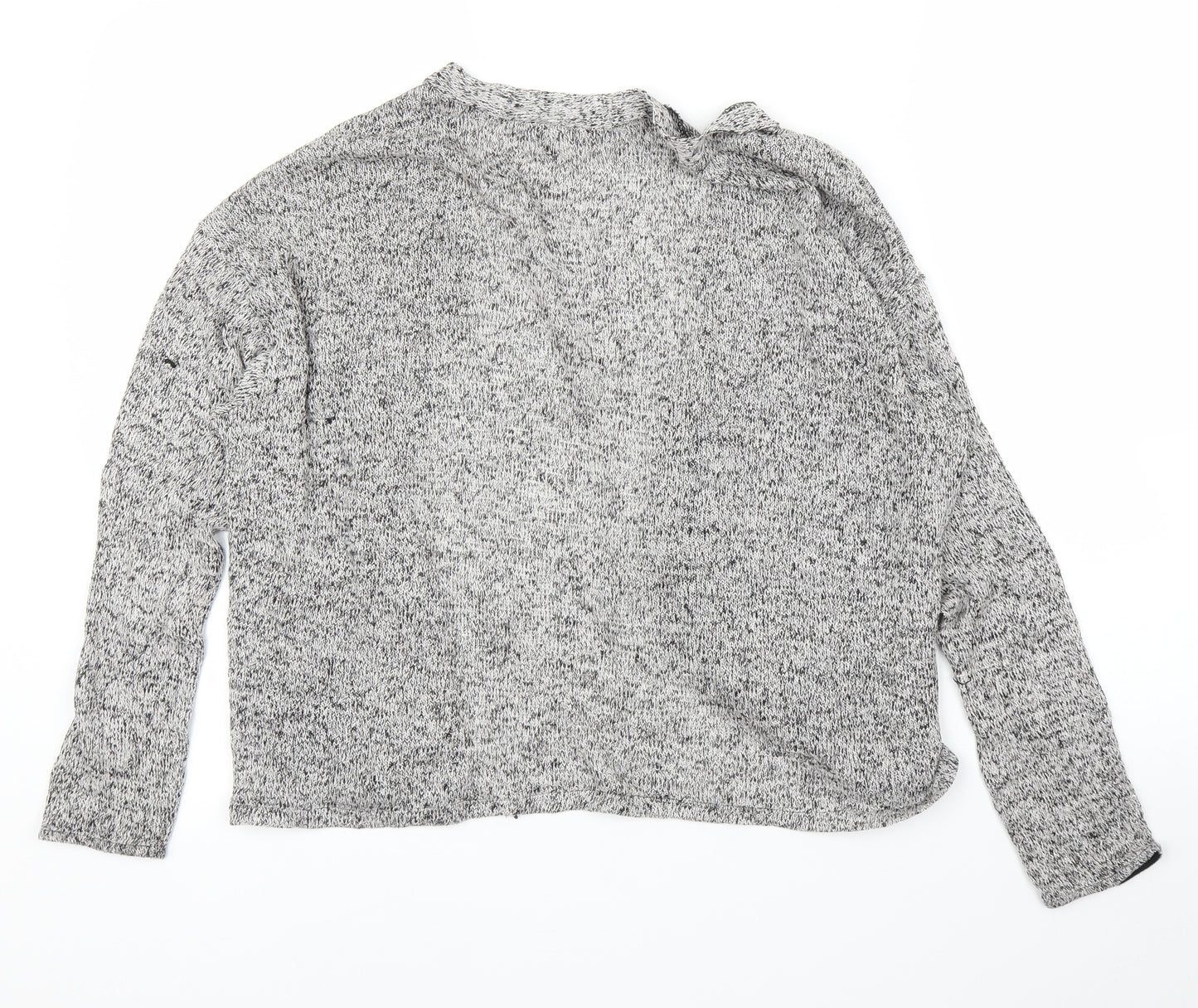 H&M Womens Grey   Cardigan Jumper Size M